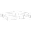 Dog Kennel Silver 322.9 ft¬≤ Steel