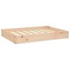 Dog Bed 28.1"x21.3"x3.5" Solid Wood Pine