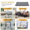 Dog Bed Mat Comfortable Fleece Pet Dog Crate Carpet Reversible Pad Joint Relief L Size